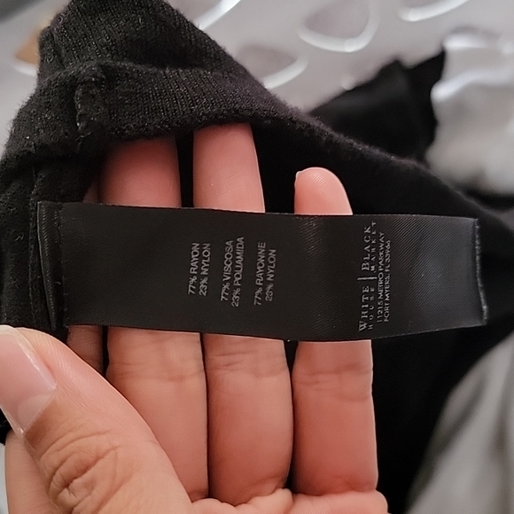 White house black market Cowl color block sweater - Picture 2 of 3